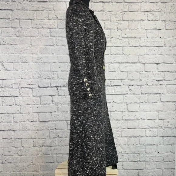 Isabel Marant Etoile Overton Boucle Alpaca Wool Double Breasted Coat Gray XS - Picture 4 of 16